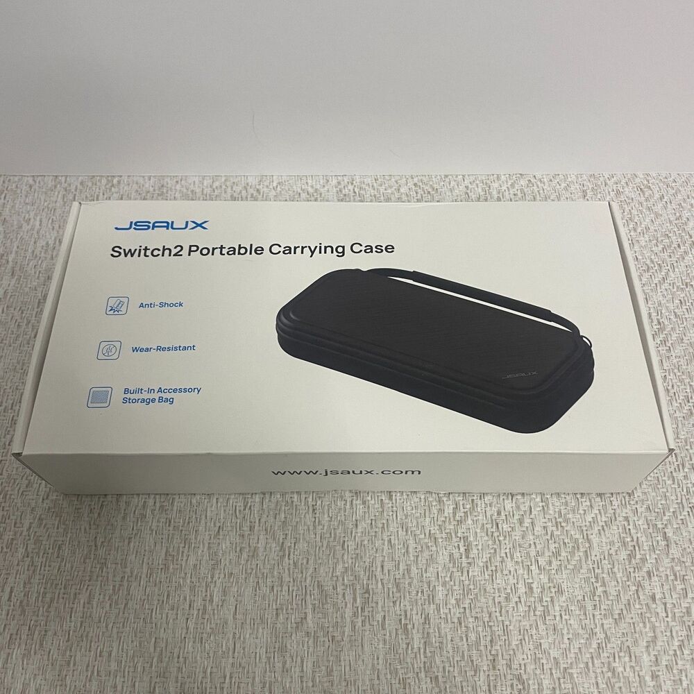 Nintendo Switch 2 Hard Shell Carrying Case by Jsaux NIB